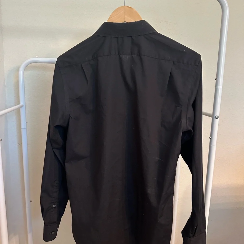 George Men's Black Button-Down Shirt - Picture 3 of 5
